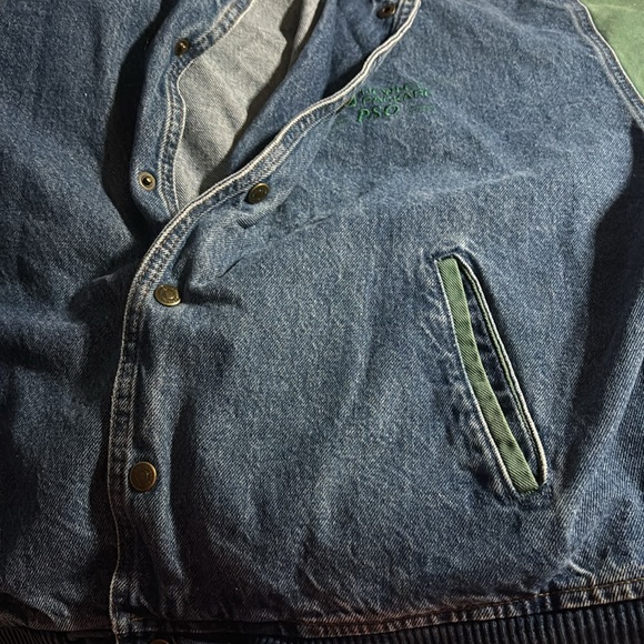 International denim two tone denim jacket - Picture 6 of 8